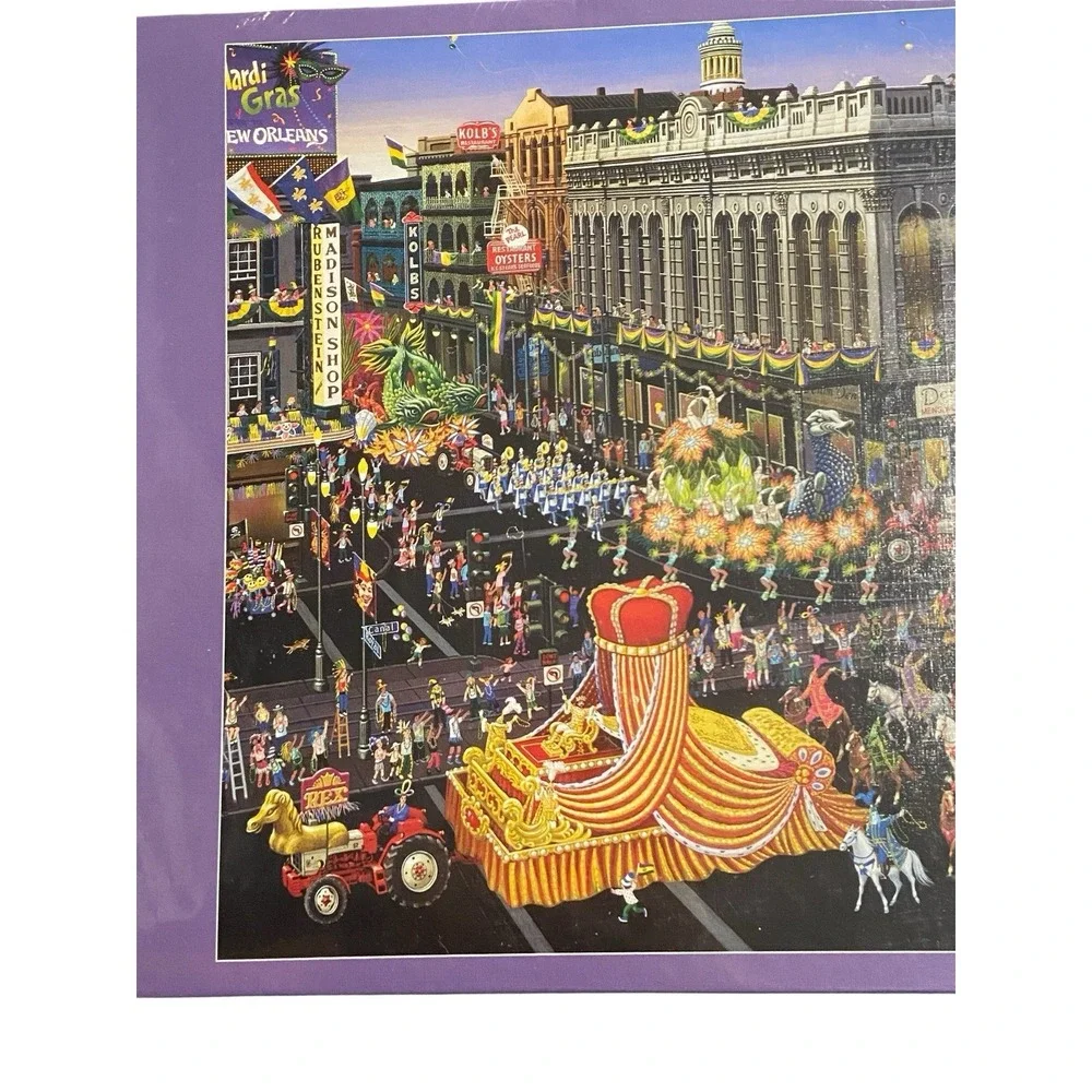 Sealed F.X. Schmid Mardi Gras Alexander Chen 1000 Pc Puzzle 20x27 2000